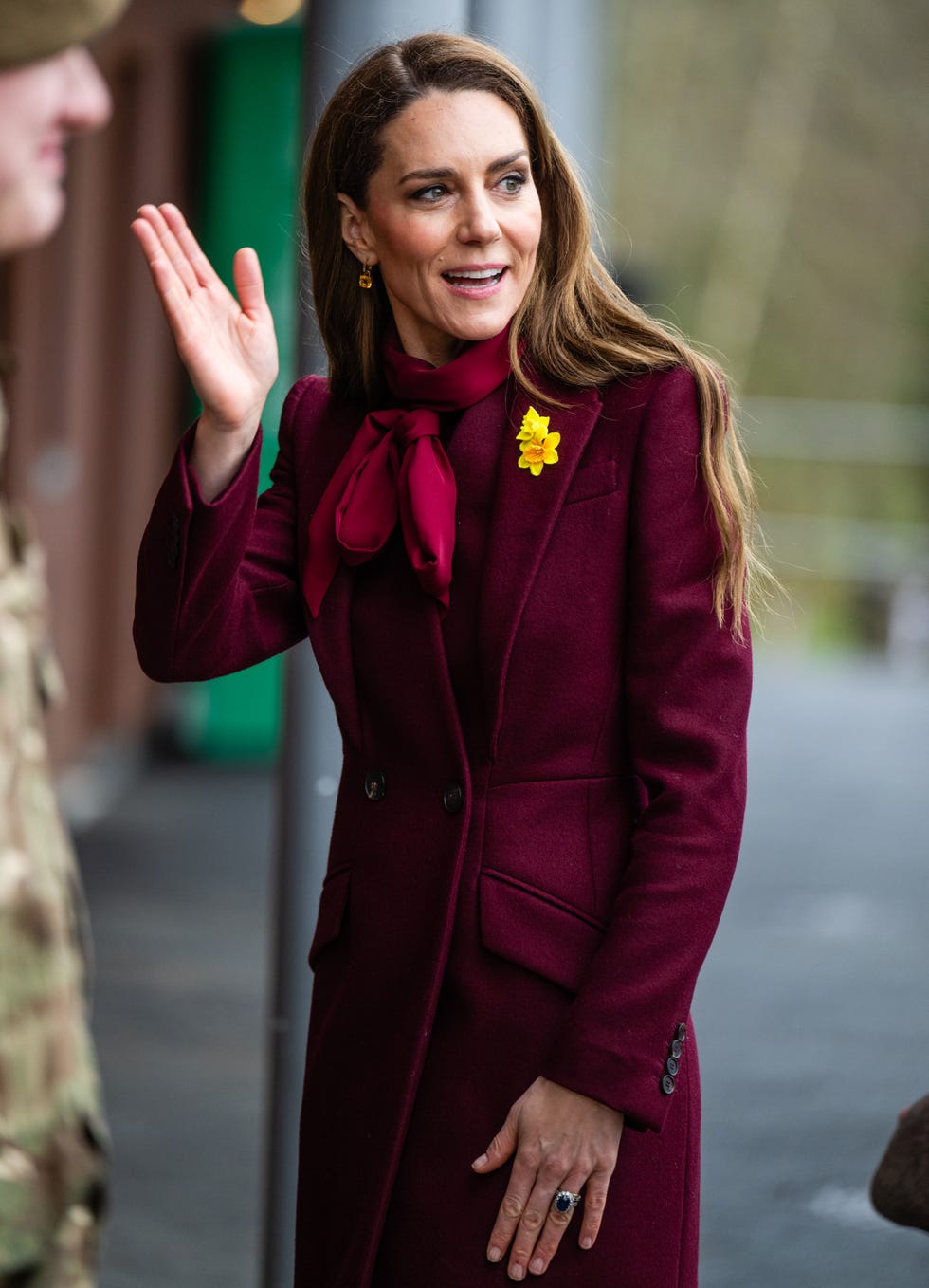 Káprázatos bordó: Katalin hercegné eleganciája!