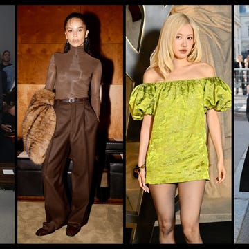 Daisy-hímzett, vajszínű szett Elle Fanningtől – New Yorkból!