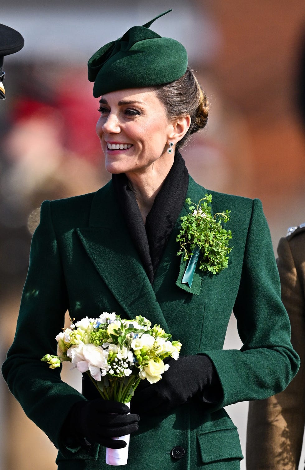 Katalin hercegnő ragyogó zöldben a Szent Patrik-napon!