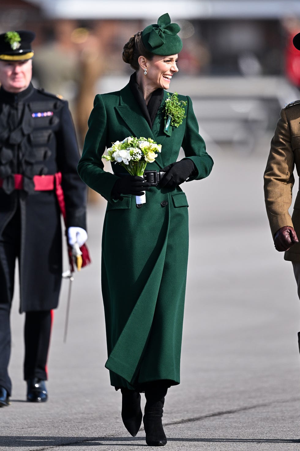 Katalin hercegnő ragyogó zöldben a Szent Patrik-napon!