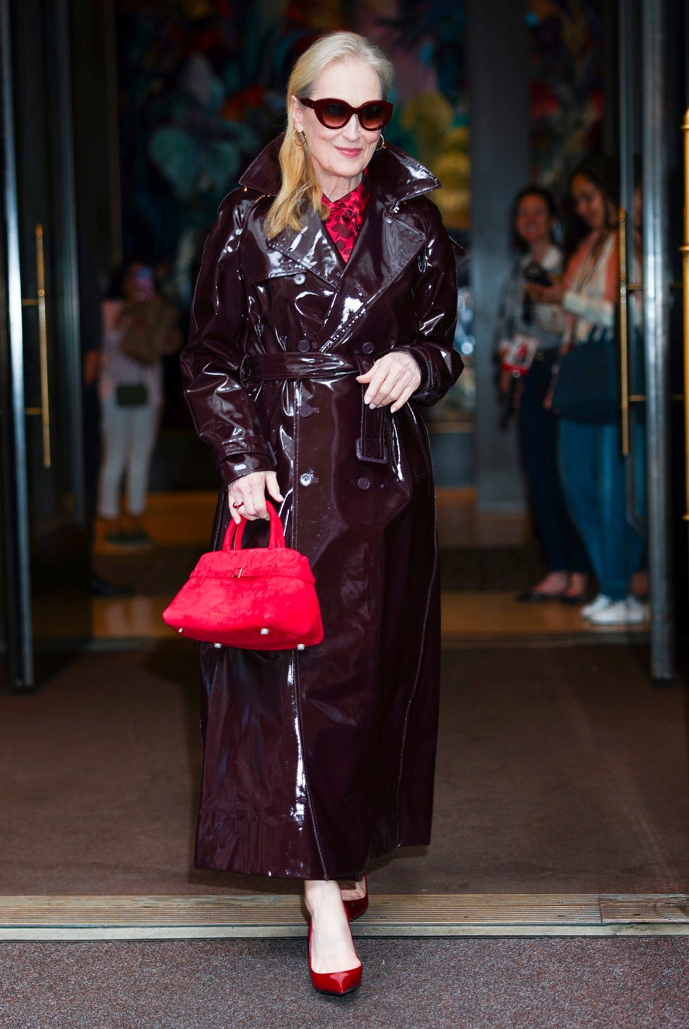 Meryl Streep: Két különböző tavaszi kabátstílus!